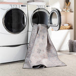 Beige Beckett Vintage Washable Area Rug