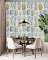 Colorful Smears with Herbs Wallpaper