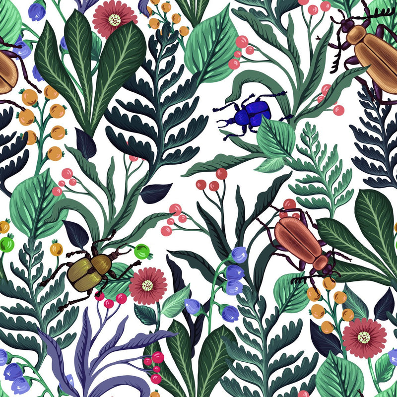 Green Botanical Wallpaper