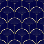 Art Deco Abstract Palms Wallpaper