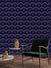 Art Deco Abstract Palms Wallpaper