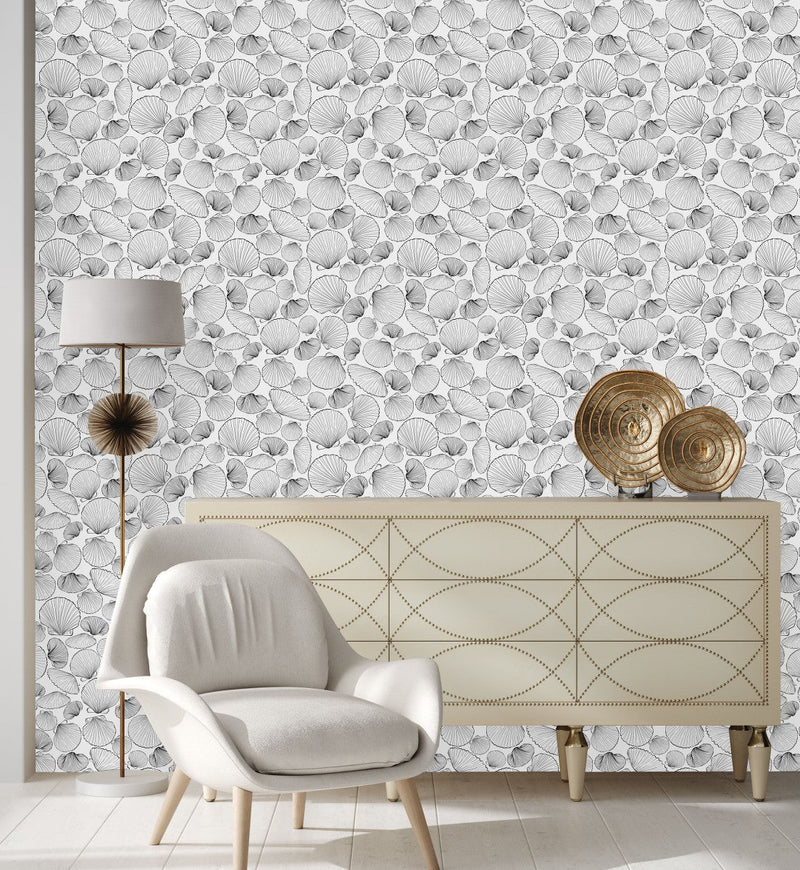 Shells Pattern Wallpaper