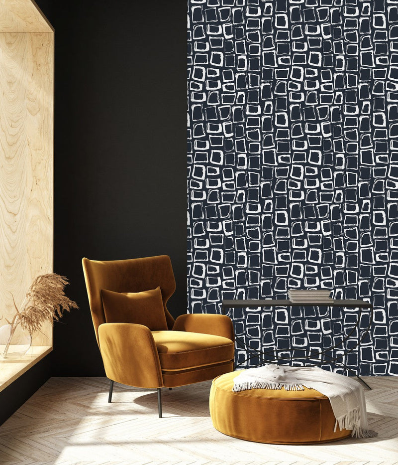 White Squares Wallpaper