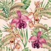 Voguish Large Leaves Wallpaper Tasteful