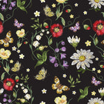 Floral Embroidery Wallpaper
