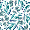 Fashionable Green Leaves Wallpaper Chic