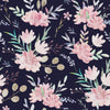 Pink Peonies on Dark Background Wallpaper