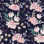 Pink Peonies on Dark Background Wallpaper