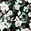 White Roses on Dark Wallpaper
