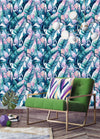 Banana Leaf Pattern Wallpaper