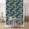 Toucan on Dark Blue Wallpaper