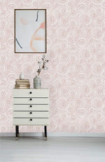 Big Hand Drawn Spirals Wallpaper