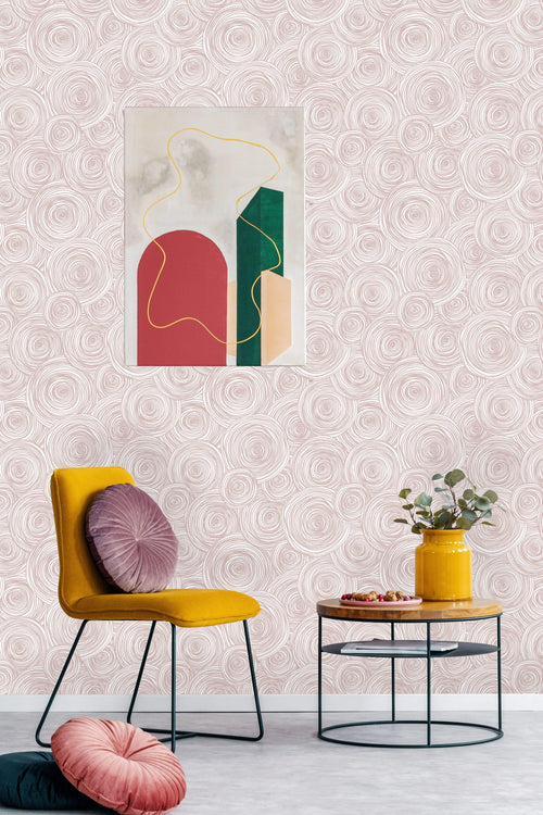 Big Hand Drawn Spirals Wallpaper