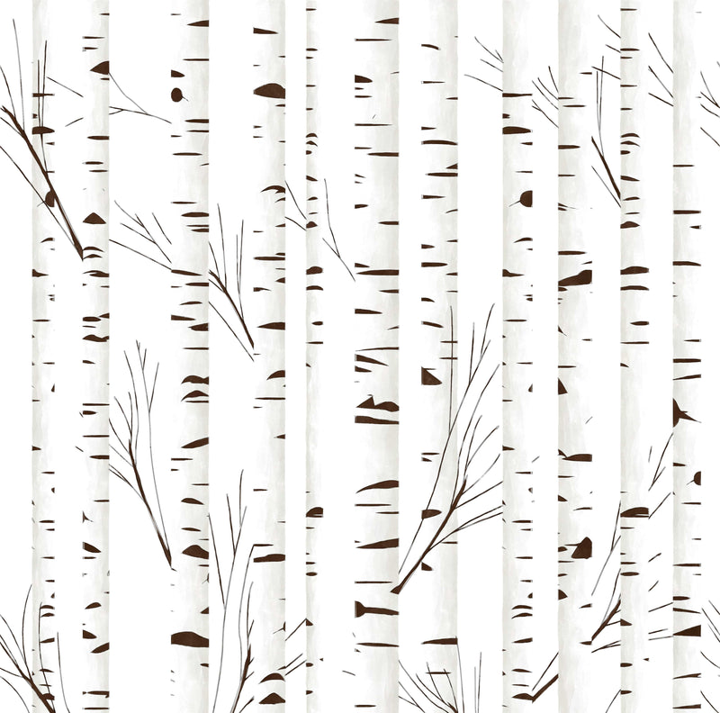 Birch Pattern Wallpaper