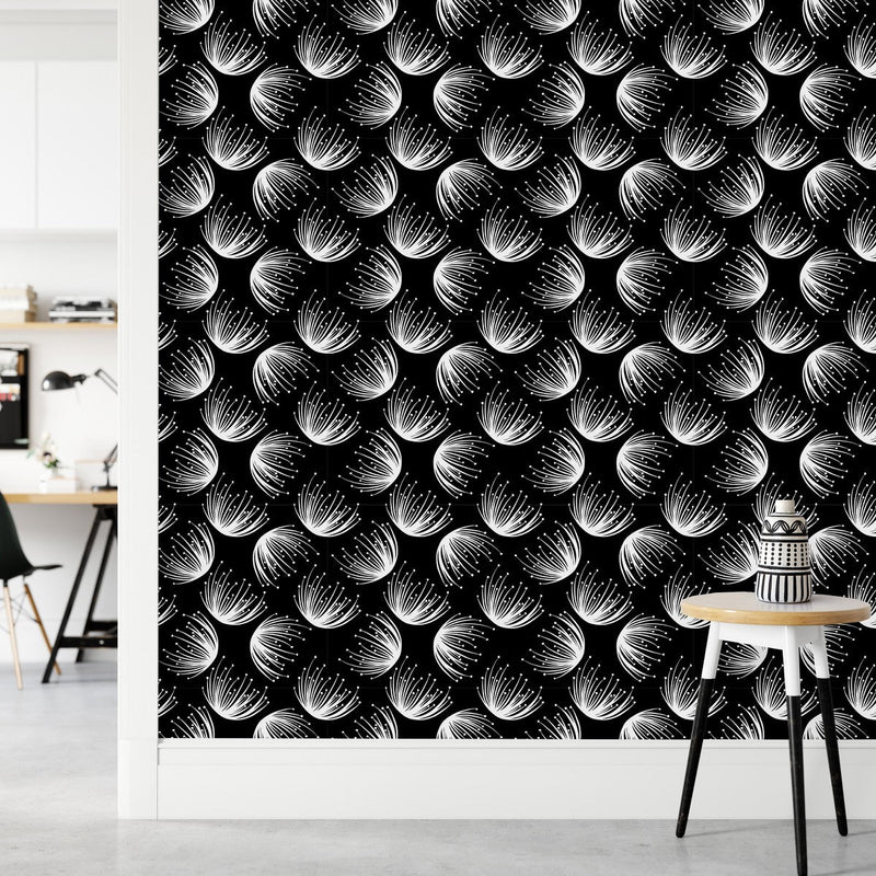 Elegant Black and White Wallpaper Chic