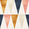 Blue and Pink Triangles Wallpaper