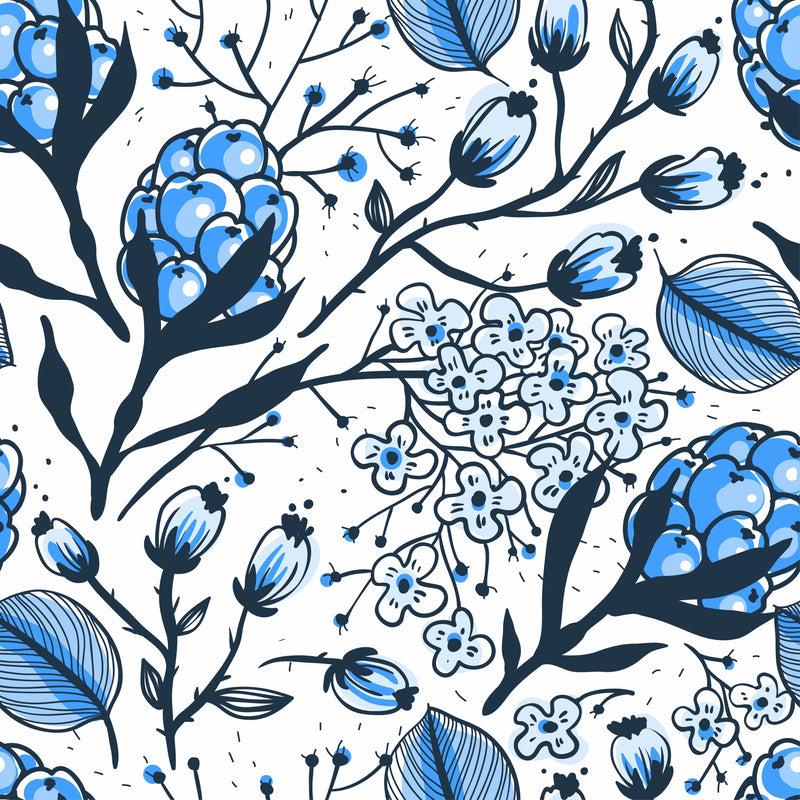 Blue Berries Wallpaper