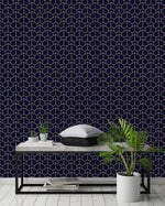 Blue Black Texture Wallpaper