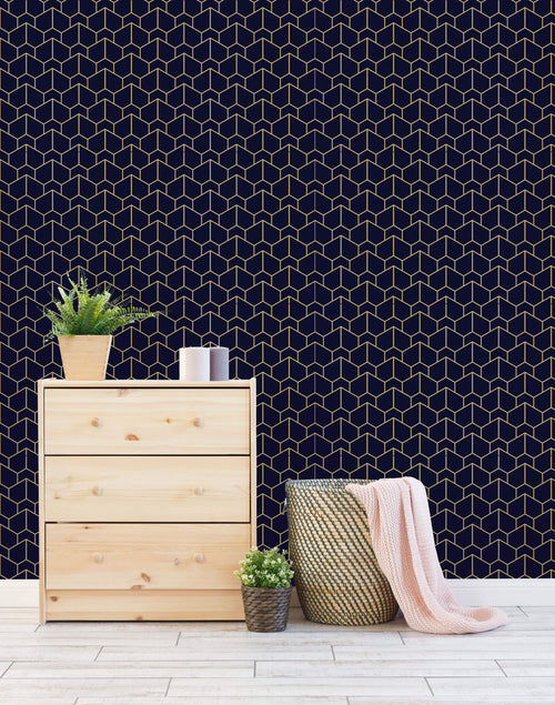 Blue Black Texture Wallpaper