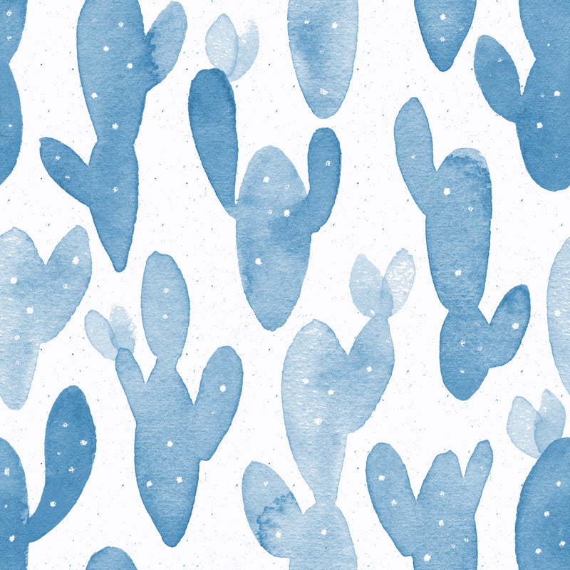 Blue Cactus Wallpaper