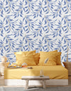 Blue Leaves Wallpaper