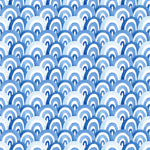 Blue Watercolor Swirls Wallpaper