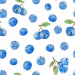 Blueberries Pattern Wallpaper