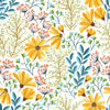 Boho Style Flowers Wallpaper