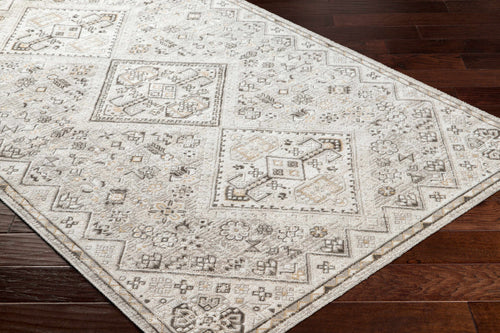 Meja Cream Washable Area Rug