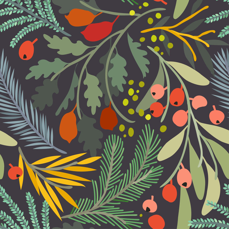 Botanical Background Wallpaper