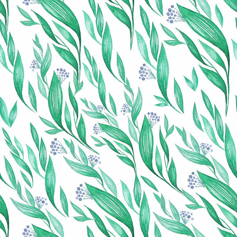 Botanical Leaves Wallpaper
