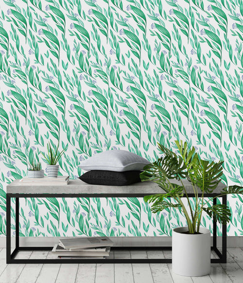 Botanical Leaves Wallpaper