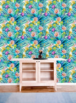 Bright Watercolor Cactus Wallpaper