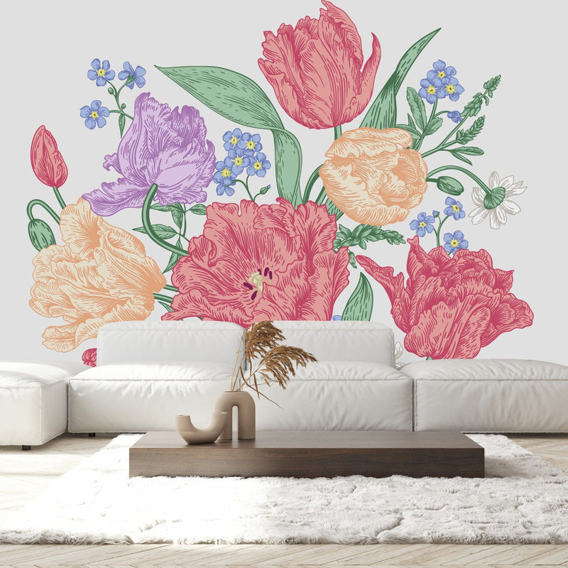 Tulips Bouquet Wallpaper
