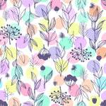 Leaves and Circles Wallpaper