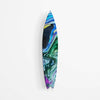 Psychadelic Blue Acrylic Surfboard Wall Art