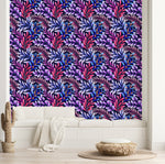 Brightly Leaves on Dark Wallpaper