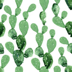 Contemporary Cacti Pattern Wallpaper Chic