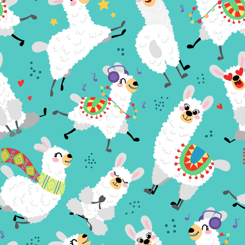 Cartoon Lamas Wallpaper