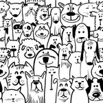 Cats with Dogs Wallpaper