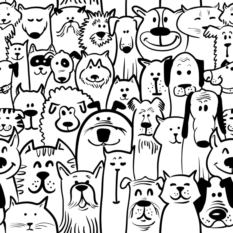 Cats with Dogs Wallpaper