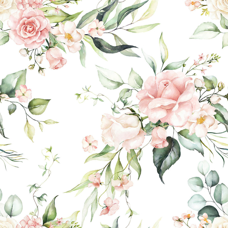 Pink Gentle Roses Wallpaper