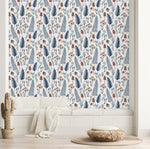 Voguish Mushrooms Wallpaper Tasteful