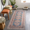 Baltinglass Rust & Blue Washable Area Rug