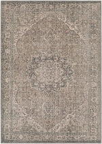 Dusty Sage Greenpoint Medallion Washable Area Rug