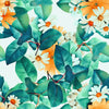 Orange and White Flowers Wallpaper