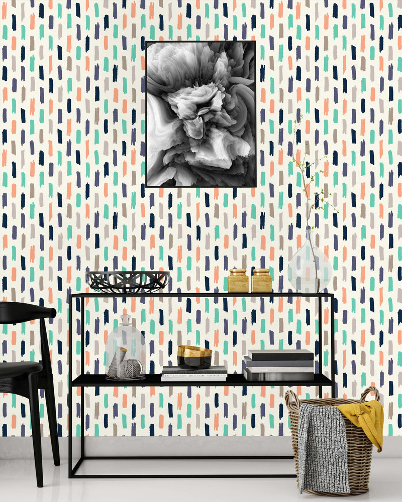 Color Hand Drawn Strokes Wallpaper
