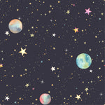 Colorful Stars and Planets Wallpaper