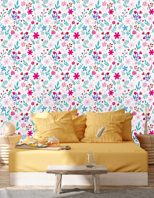 Colorful Summer Flowers Wallpaper