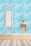 Voguish Curly Waves Wallpaper Fashionable